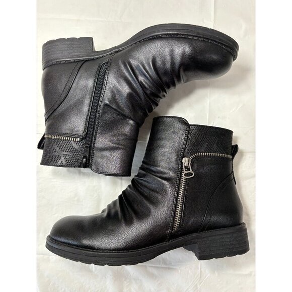 Sean Alan Riley Waterproof Black Ankle Boot Size 7 - Picture 9 of 15